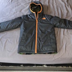 The North Face puffer jacket.